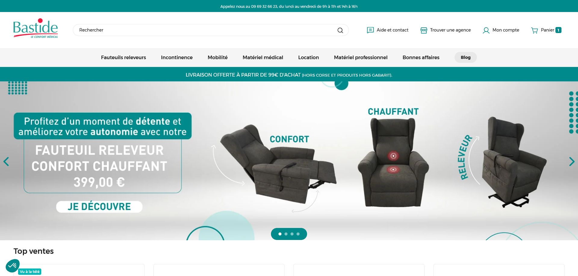 Visualisation du site Bastide